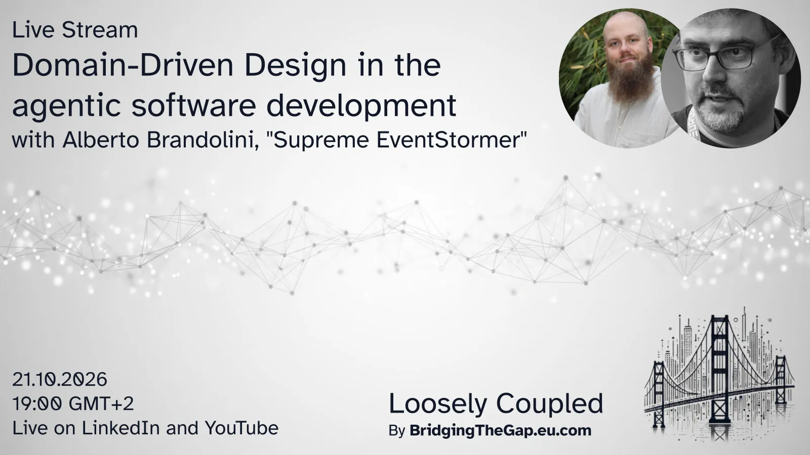 Artwork for Loosely Coupled - Domain-Driven Design in the Agentic Software Development