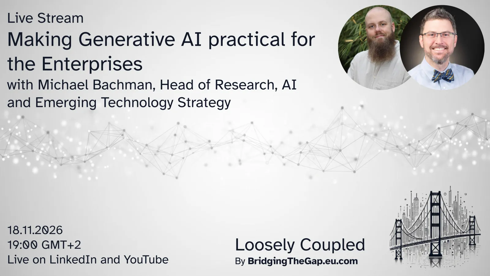 Artwork for Loosely Coupled - Making Generative AI practical for the Enterprises